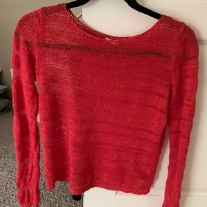 Eileen Fisher Cropped Hole Sweater